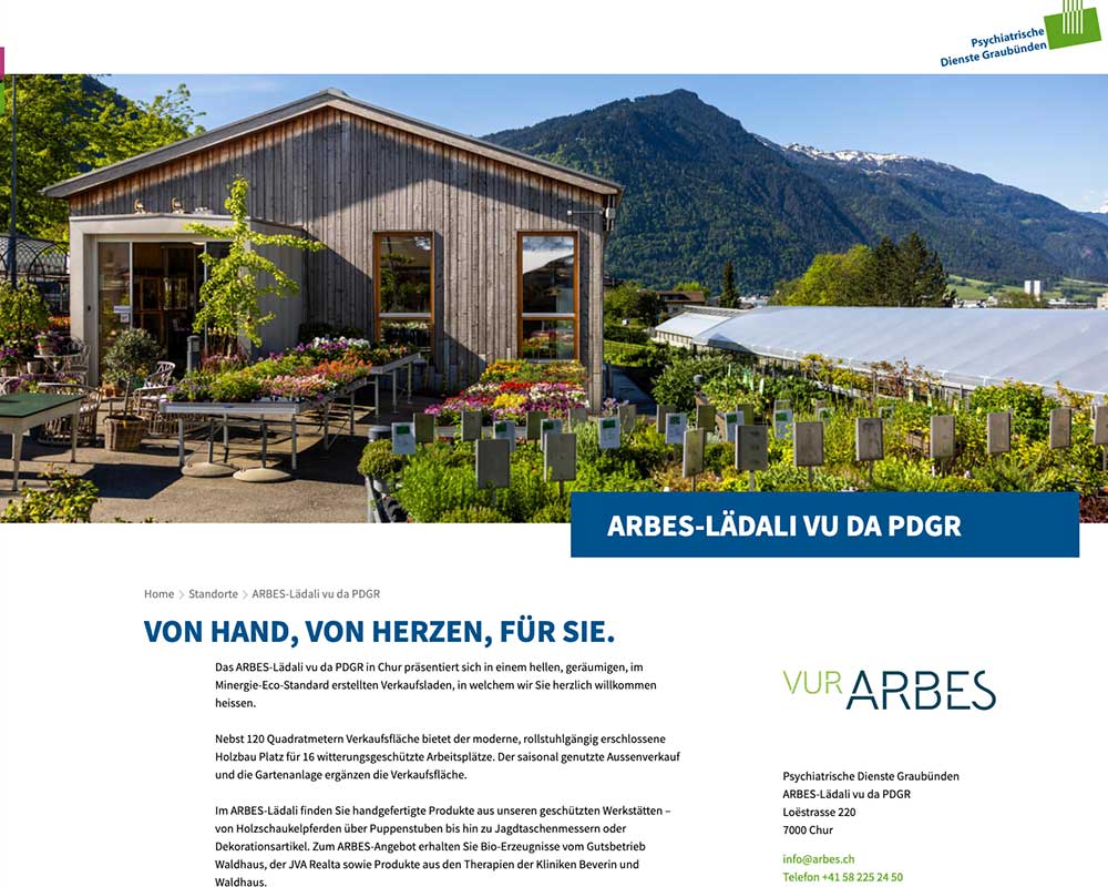 ARBES-Laden der PDGR in Chur