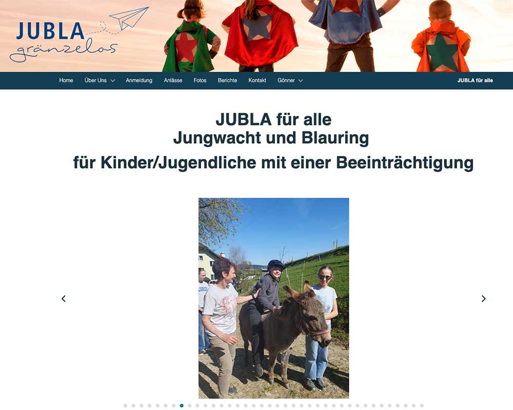 Jubla gränzelos – für Kinder und Jugendliche mit Behinderungen