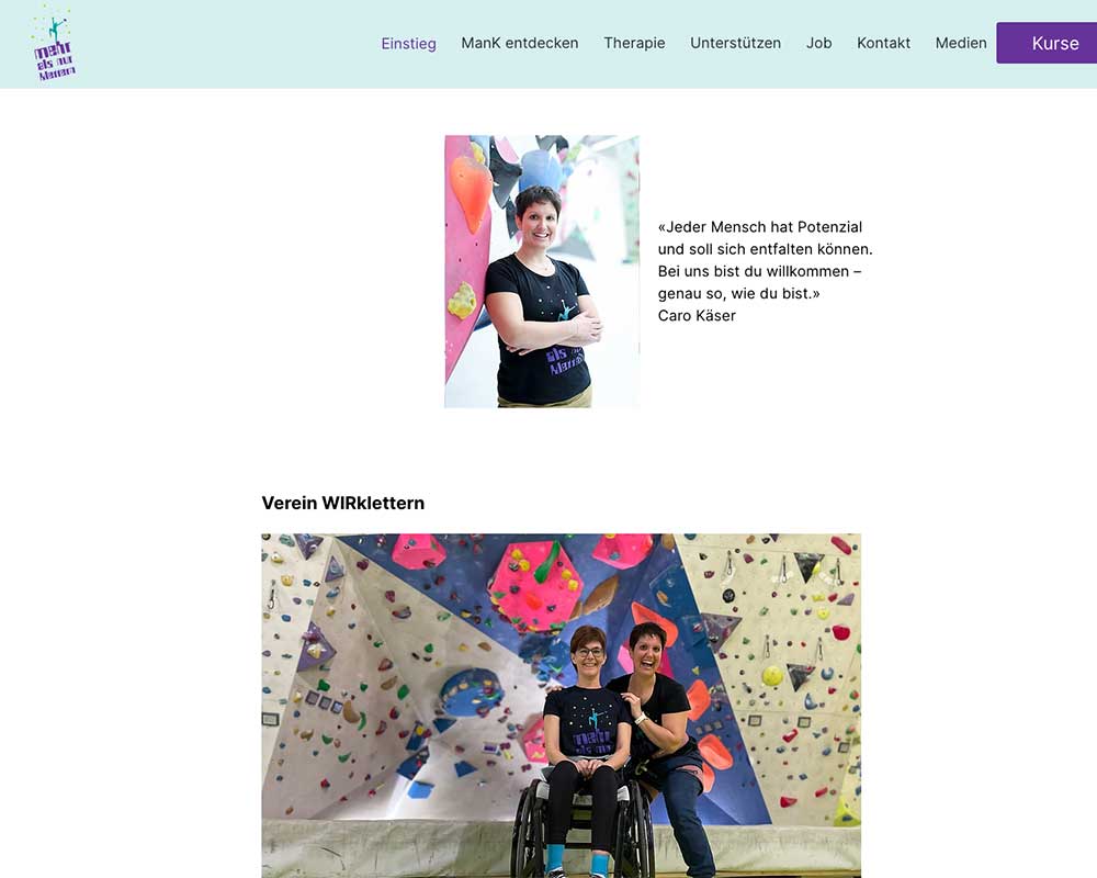 Mehr als nur Klettern